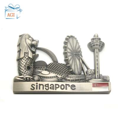 wholesale custom case Tourist Souvenir Metal magnet  Fridge sticker